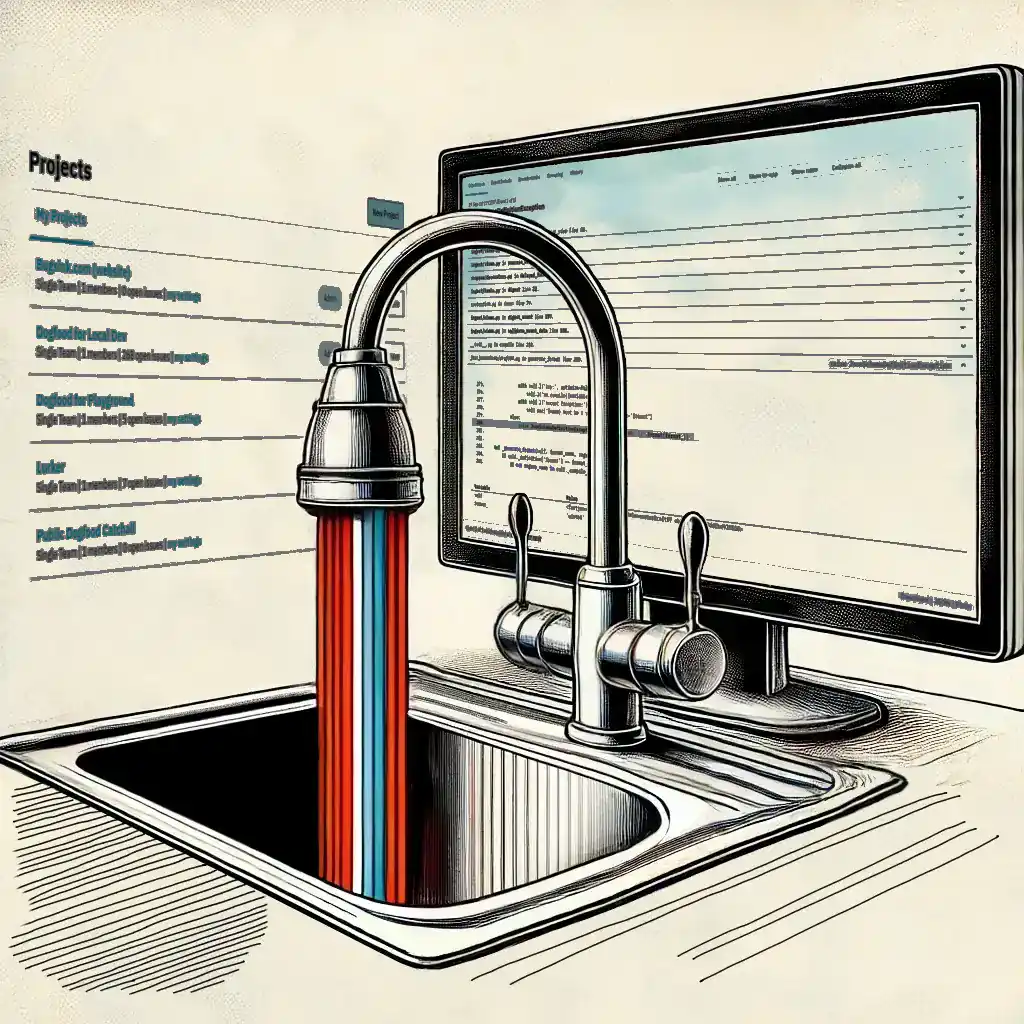 Monitor near sink