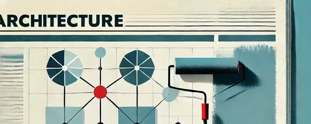 A man removing components from a diagram