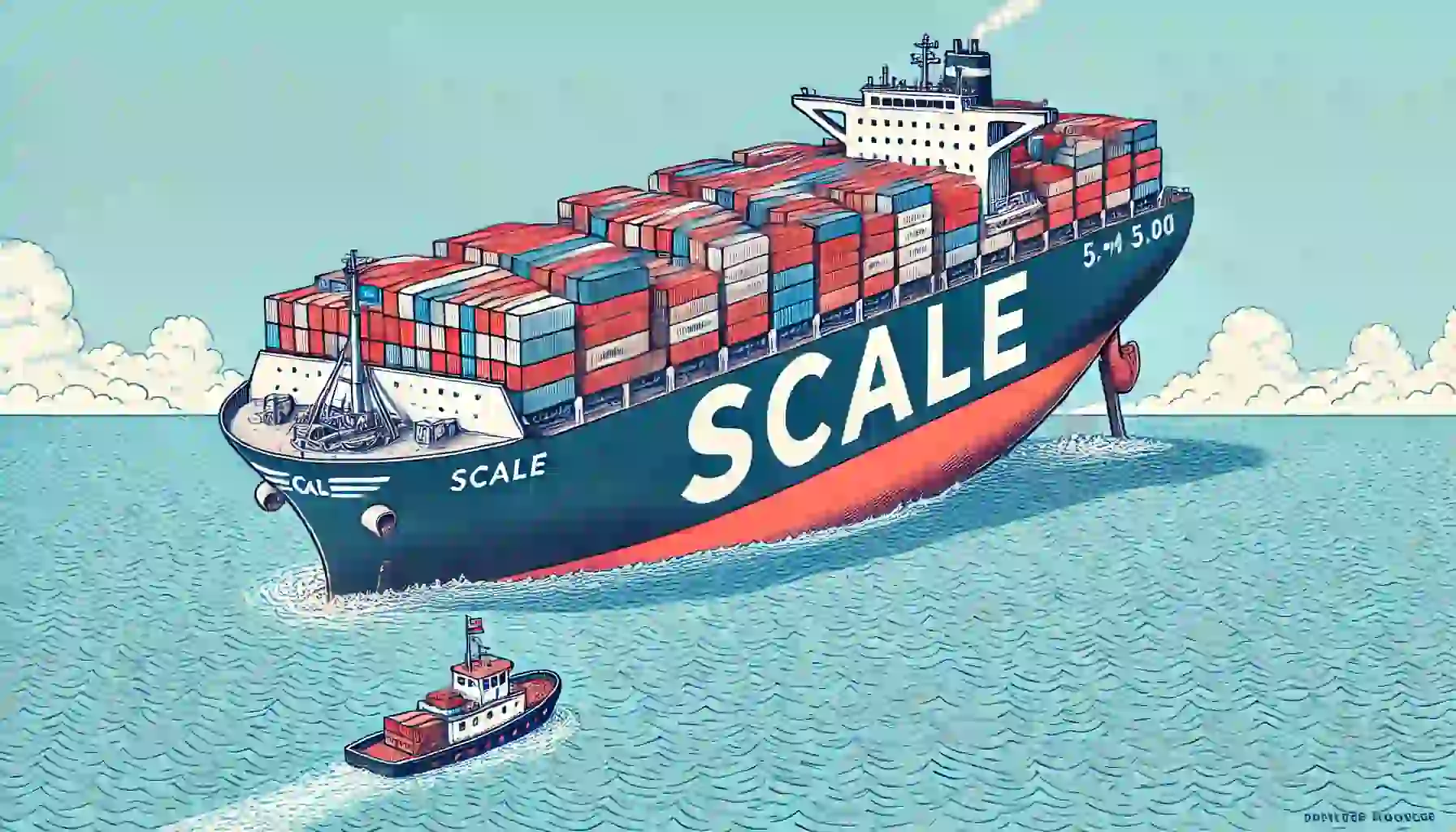 Scale as a sinking ship